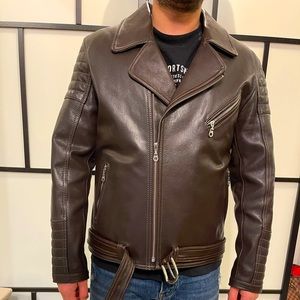 Natural leather, hand made, medium size, new brand